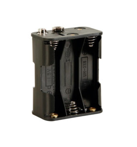 COUPLEUR DE 6E PILES AA (LR6), AVEC CONTACTS A PRESSION - Velleman
