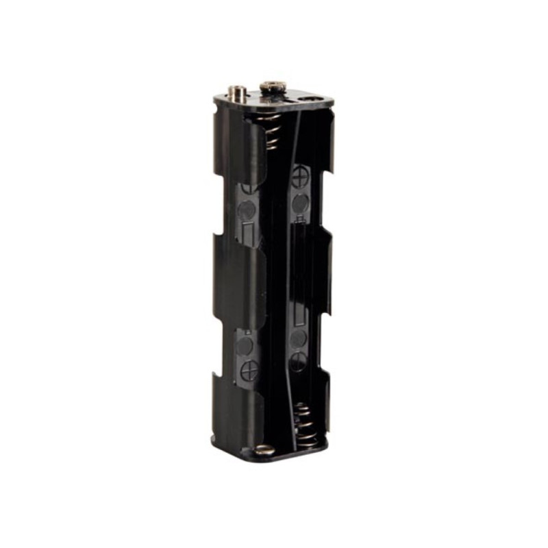 COUPLEUR DE 8 PILES AA (LR6), AVEC CONTACTS A PRESSION