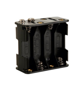 COUPLEUR DE 8 PILES AA (LR6), AVEC CONTACTS A PRESSION - Velleman