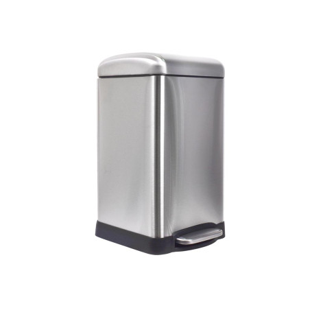 Poubelle urbaine - 20 l - Carré - Brosse métallique - PRL