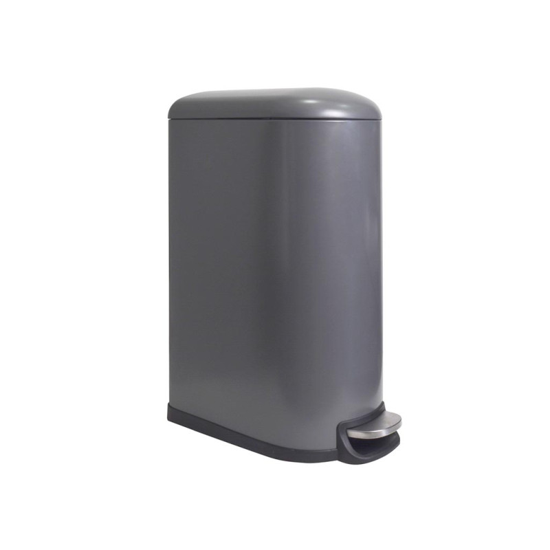 Poubelle urbaine - 40 l - Rectangulaire - Gris mat Poubelle urbaine - 40 l - Rectangulaire - Gris mat