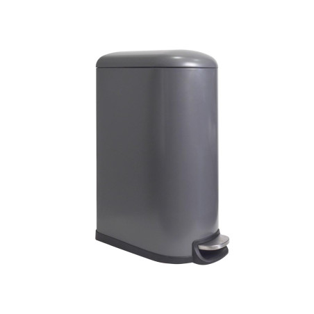 Poubelle urbaine - 40 l - Rectangulaire - Gris mat - PRL