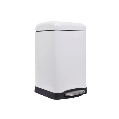 Poubelle urbaine - 20 l - Carré - Blanc mat - PRL