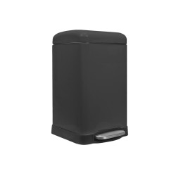 Poubelle urbaine - 20 l - Carré - Noir mat - PRL