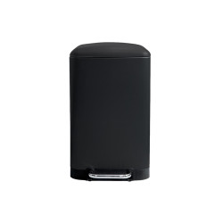 Poubelle urbaine - 30 l - Rectangulaire - Noir mat - PRL