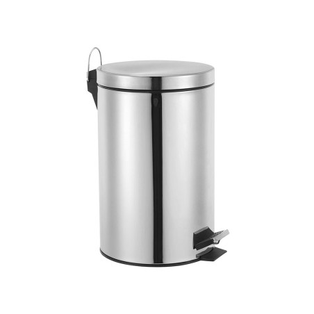 Poubelle à pédale - 14 l - Acier inoxydable - PRL