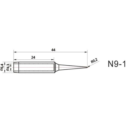 PANNE DE RECHANGE POUR VTSS220 - CRAYON - 0.2 mm