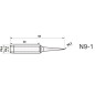 PANNE DE RECHANGE POUR VTSS220 - CRAYON - 0.2 mm