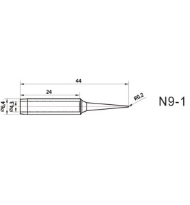 PANNE DE RECHANGE POUR VTSS220 - CRAYON - 0.2 mm - Velleman