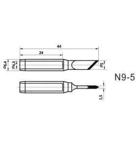 PANNE DE RECHANGE POUR VTSS220 - BURIN - 5 mm - Velleman