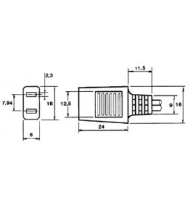 CORDON D'ALIMENTATION POUR VENTILATEUR - Velleman