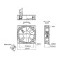 VENTILATEUR SUNON 230VCA ROULEMENT A AIGUILLES 120 x 120 x 25mm