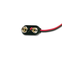 CONTACT A PRESSION POUR 1 X PILE 9V (TYPE "I") (ABS) - Velleman