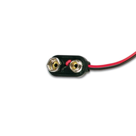 CONTACT A PRESSION POUR 1 X PILE 9V (TYPE "I") (ABS) - Velleman