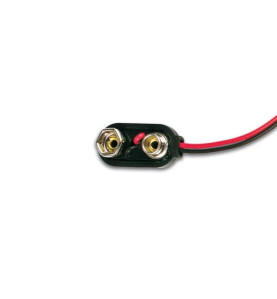 CONTACT A PRESSION POUR 1 X PILE 9V (TYPE "I") (ABS) - Velleman