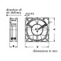 VENTILATEUR SUNON 12Vcc ROULEMENT A AIGUILLES 40 x 40 x 10mm VENTILATEUR SUNON 12Vcc ROULEMENT A AIGUILLES 40 x 40 x 10mm