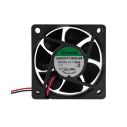 VENTILATEUR SUNON 24VCC ROULEMENT A AIGUILLES 60 x 60 x 25mm