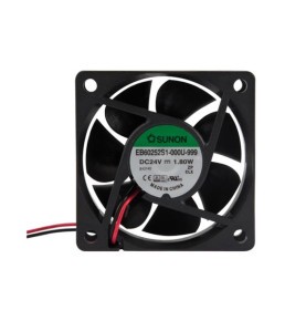 VENTILATEUR SUNON 24VCC ROULEMENT A AIGUILLES 60 x 60 x 25mm - Vellema
