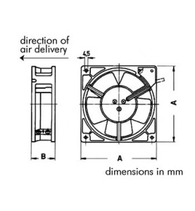 VENTILATEUR SUNON 12VCC ROULEMENT A BILLES 25 x 25 x 10mm - Velleman