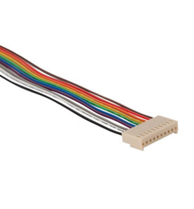CONNECTEUR AVEC CABLE POUR CI - FEMELLE - 10 CONTACTS / 20cm - Vellema