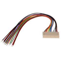 CONNECTEUR AVEC CABLE POUR CI - FEMELLE - 12 CONTACTS / 20cm - Vellema