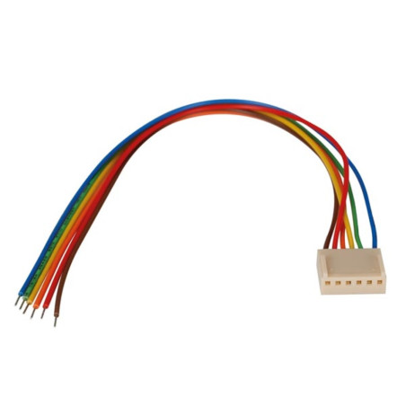 CONNECTEUR AVEC CABLE POUR CI - FEMELLE - 6 CONTACTS / 20cm - Velleman