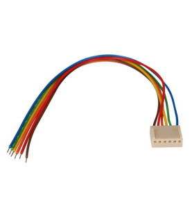 CONNECTEUR AVEC CABLE POUR CI - FEMELLE - 6 CONTACTS / 20cm - Velleman