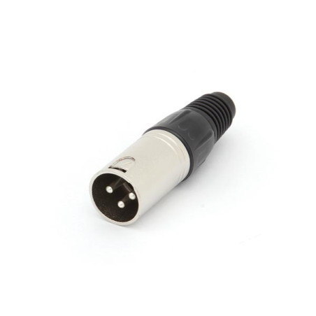 FICHE XLR MALE NICKELEE 3 BROCHES - Velleman