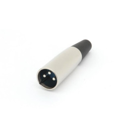 FICHE XLR MALE NICKELEE 3 BROCHES - Velleman