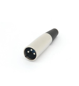 FICHE XLR MALE NICKELEE 3 BROCHES - Velleman
