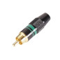 FICHE RCA MALE - DOREE - CAPOT NOIR - BAGUE VERTE