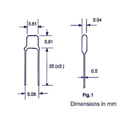 CONDENSATEUR CERAMIQUE MULTICOUCHE 100nF