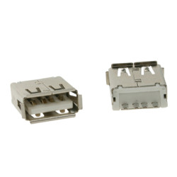 USB A FEMELLE, SIMPLE CONNECTEUR 180°, POUR CI - Velleman