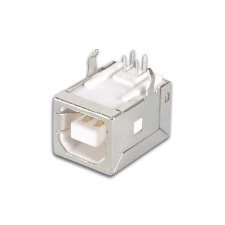 USB B FEMELLE, SIMPLE CONNECTEUR 90°, POUR CI - Velleman