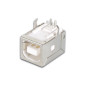 USB B FEMELLE, SIMPLE CONNECTEUR 90°, POUR CI