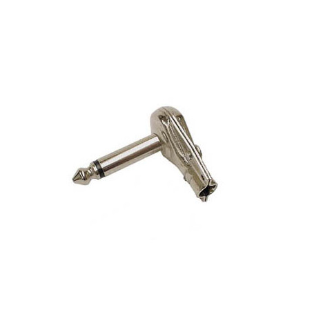 JACK MALE COUDE 6.35mm MONO NICKELE - Velleman