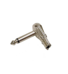 JACK MALE COUDE 6.35mm MONO NICKELE - Velleman
