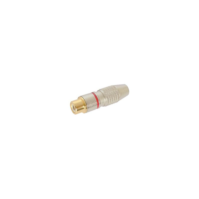 FICHE RCA FEMELLE - CONTACT DORE - ROUGE