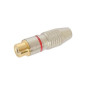FICHE RCA FEMELLE - CONTACT DORE - ROUGE