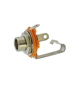JACK FEMELLE 6.35mm MONO - MONTAGE CHASSIS - A CIRCUIT OUVERT - Vellem