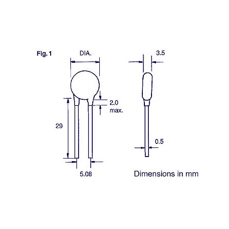 CONDENSATEUR CERAMIQUE 33pF