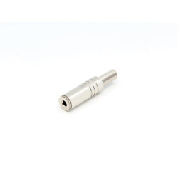 JACK FEMELLE 3.5mm STEREO ARGENTE - Velleman