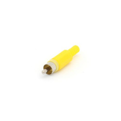 FICHE RCA MALE - JAUNE - Velleman