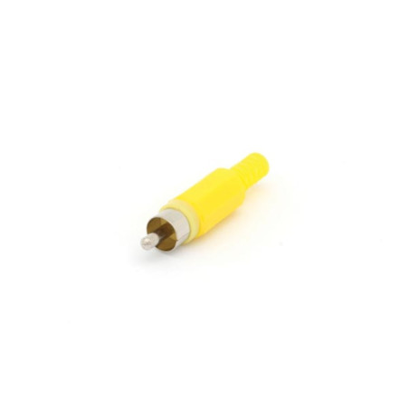 FICHE RCA MALE - JAUNE - Velleman