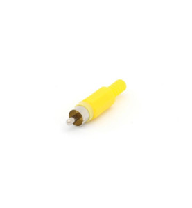 FICHE RCA MALE - JAUNE - Velleman