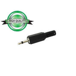 JACK MALE 2.5mm MONO - PLASTIQUE NOIR - Velleman