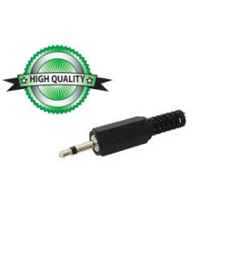 JACK MALE 2.5mm MONO - PLASTIQUE NOIR - Velleman