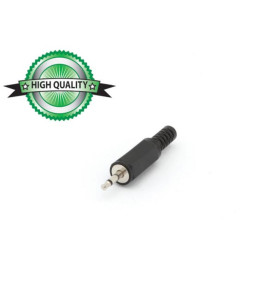 JACK MALE 2.5mm MONO - PLASTIQUE NOIR - Velleman