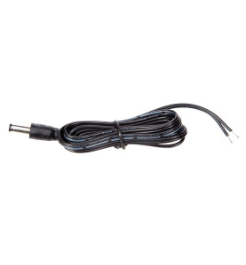 Câble d'alimentation de 1,30 m avec prise DC mâle de 2,1x5,5 mm - Vell