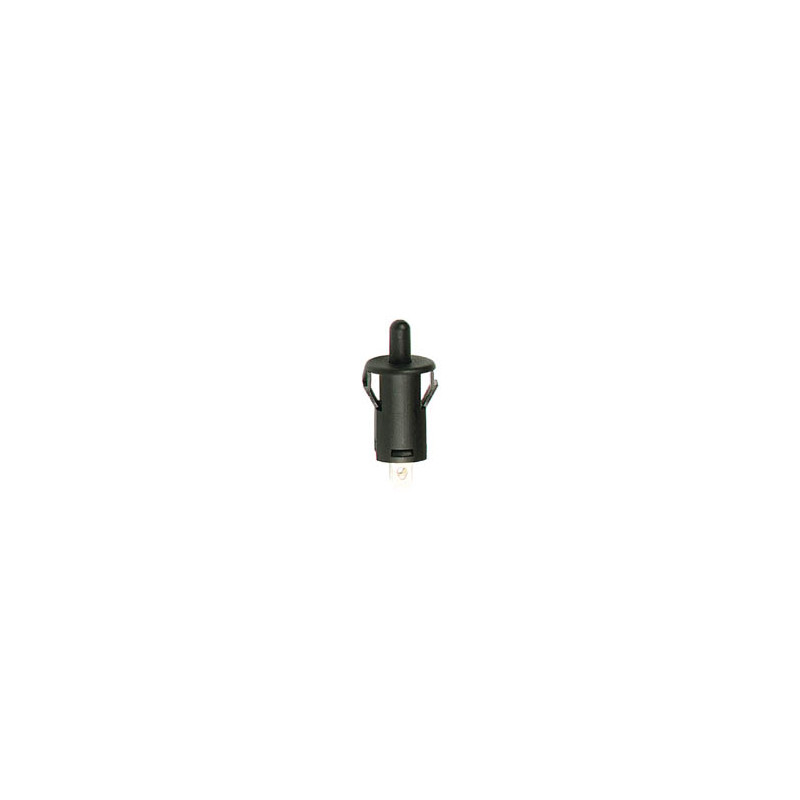 BOUTON-POUSSOIR ON-(OFF) NOIR 2A - 250V